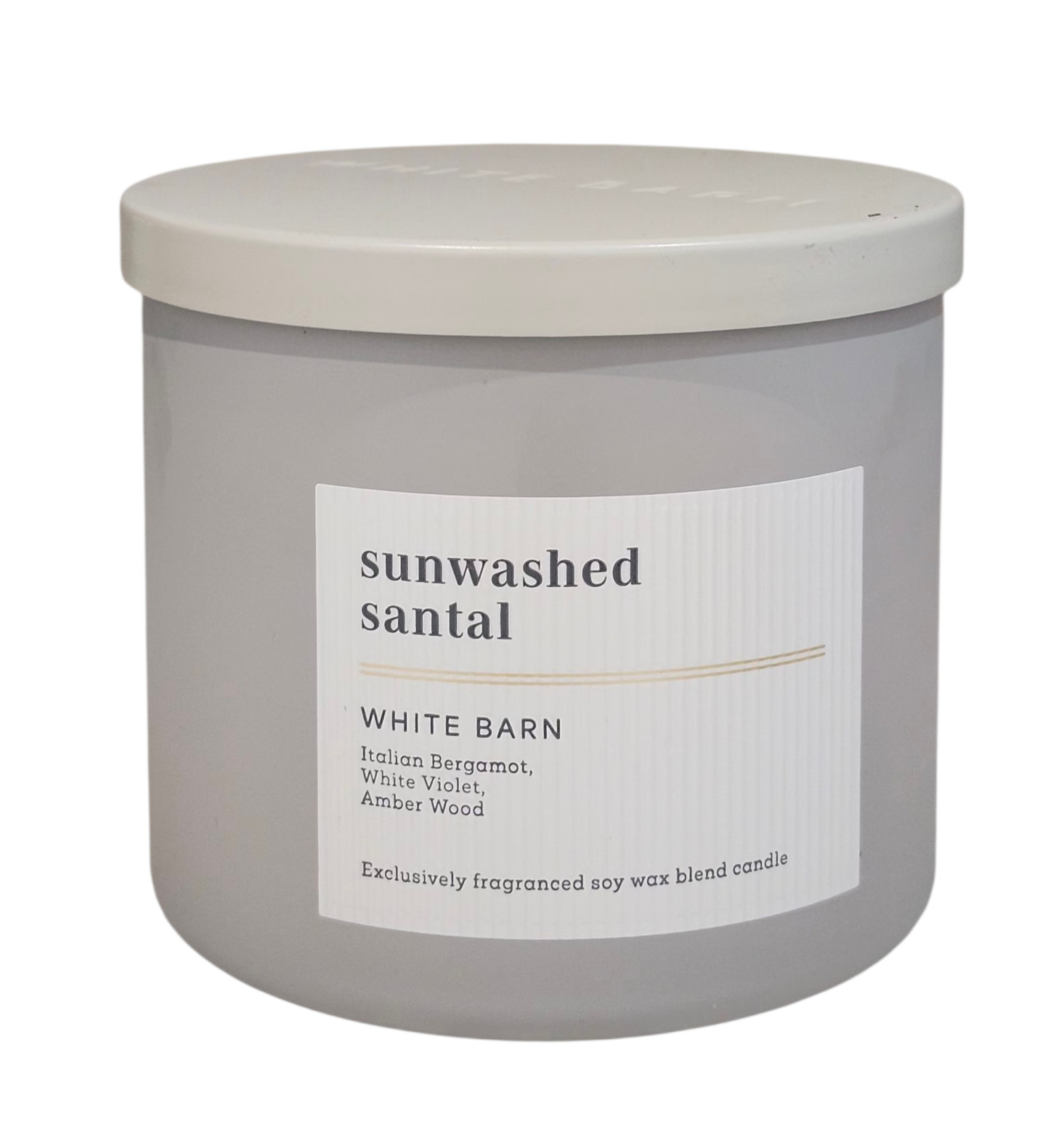 NEW Bath And Body Works SUNWASHED SANTAL 3 Wick Scented Candle 14.5 oz
