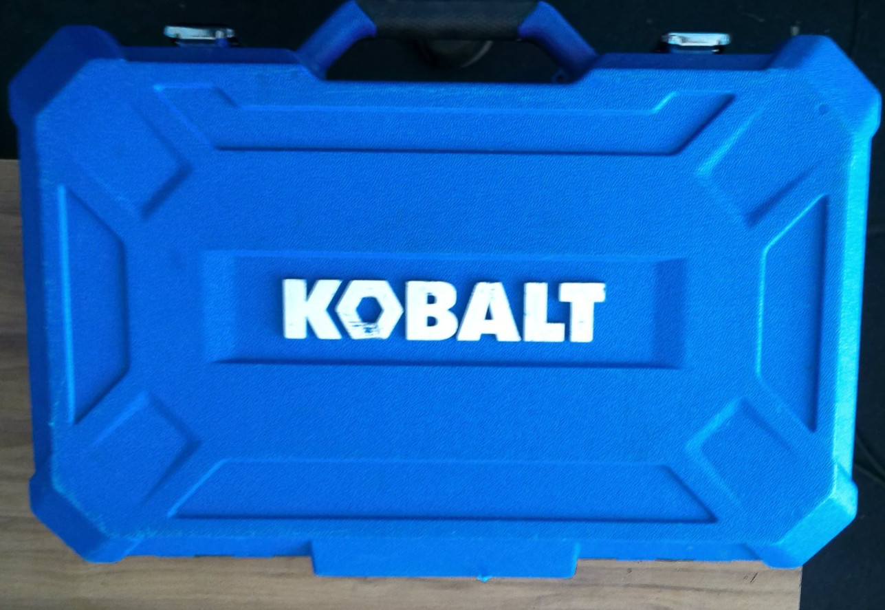 Kobalt Mechanics Chrome Tool Set, SAE, Metric – Hard Case Free US Shipping