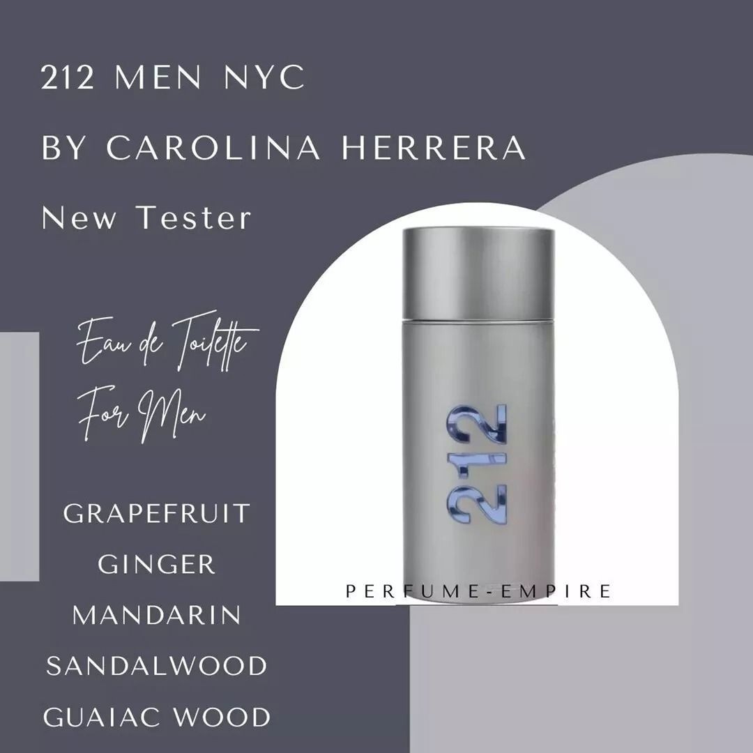 New In Box 212 NYC Gift 3.4 oz /100ML Eau De Toilette Spray for Men