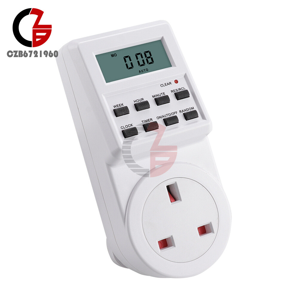 Programmable Electrical Plug-in Power Socket Timer Switch Outlet Time 50Hz/60Hz