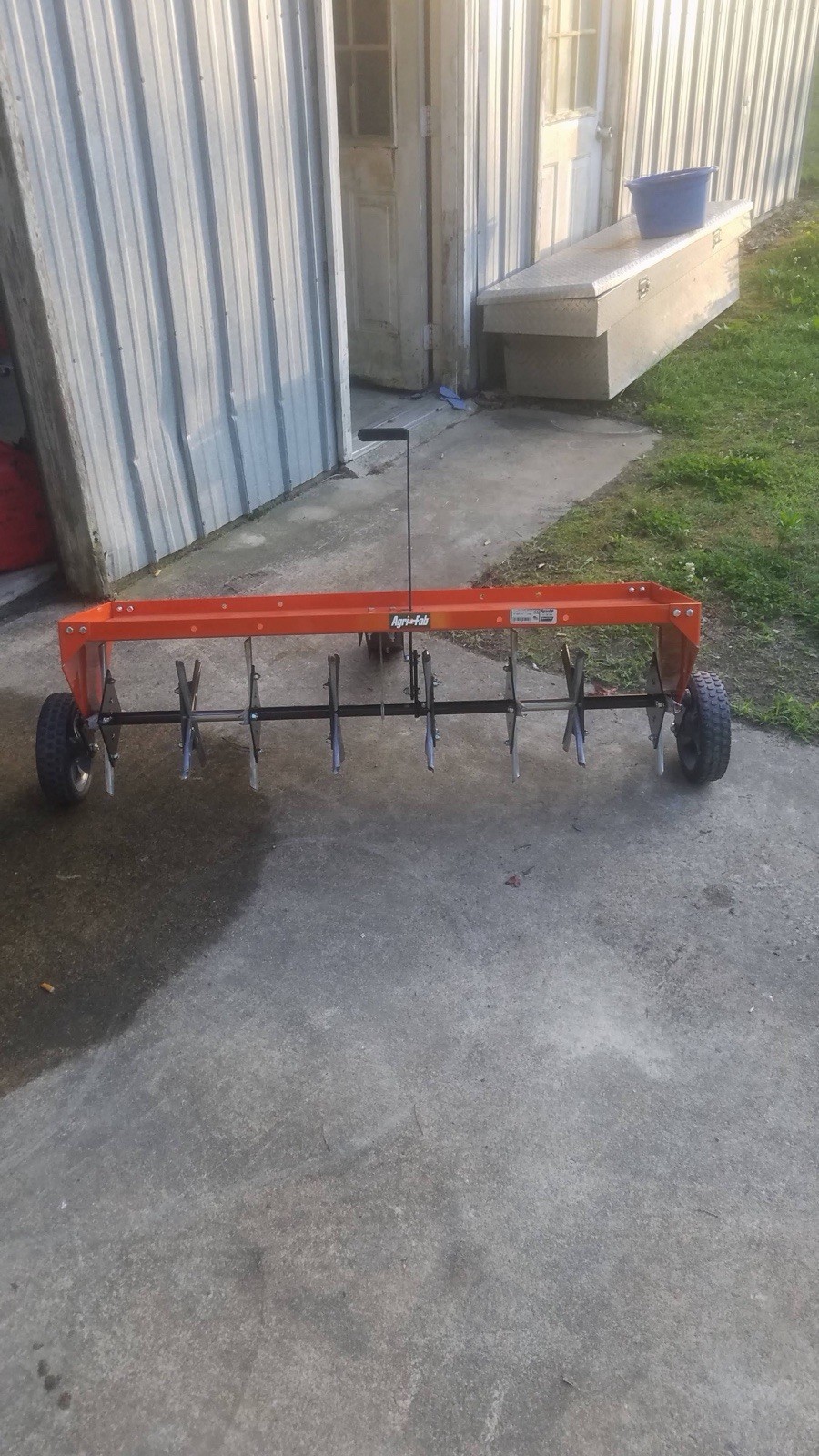 48 Inch Pull Behind Plug Aerator for Lawns