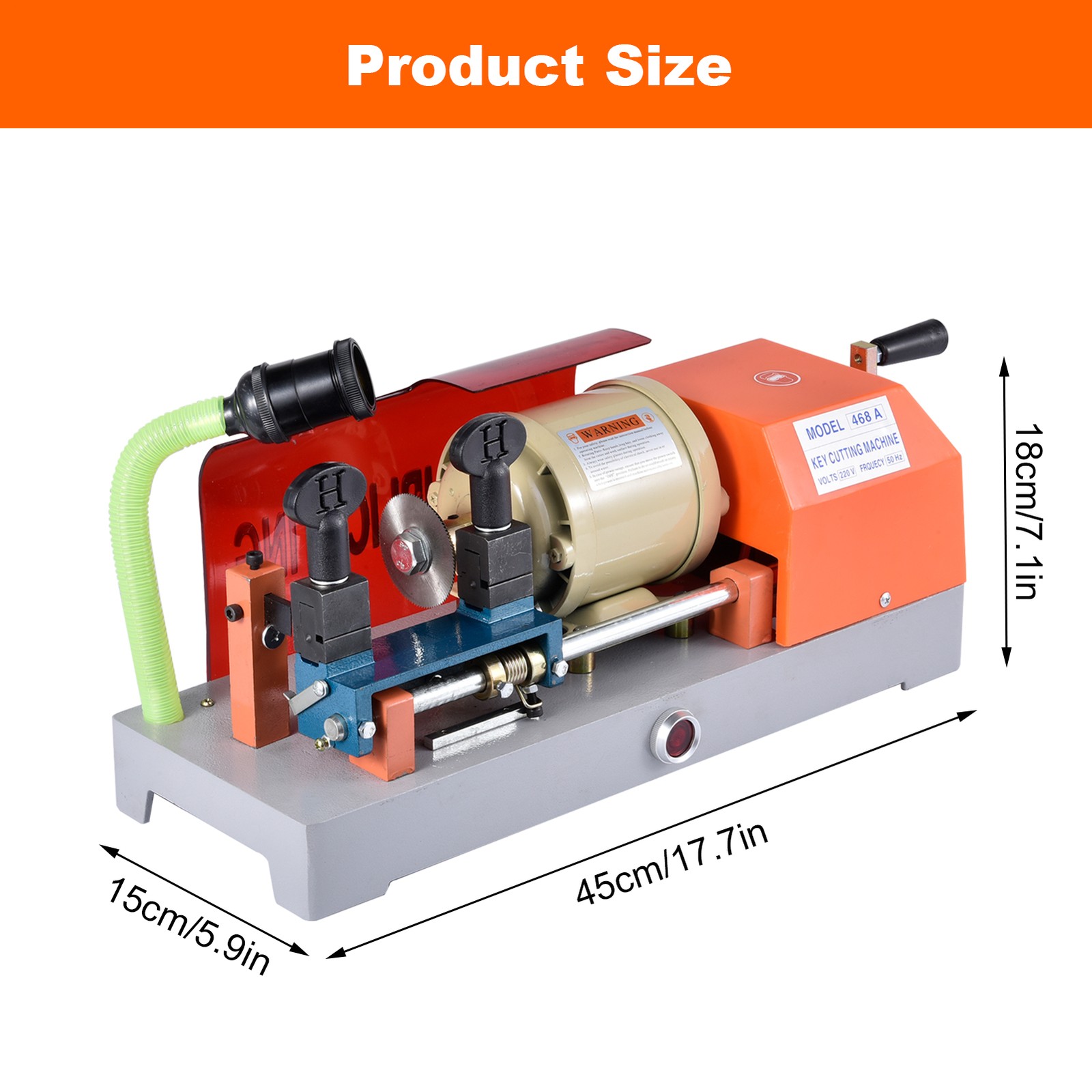 Vertical Key Cutting duplicating Machine Cutter Key Copier Locksmith Tools–