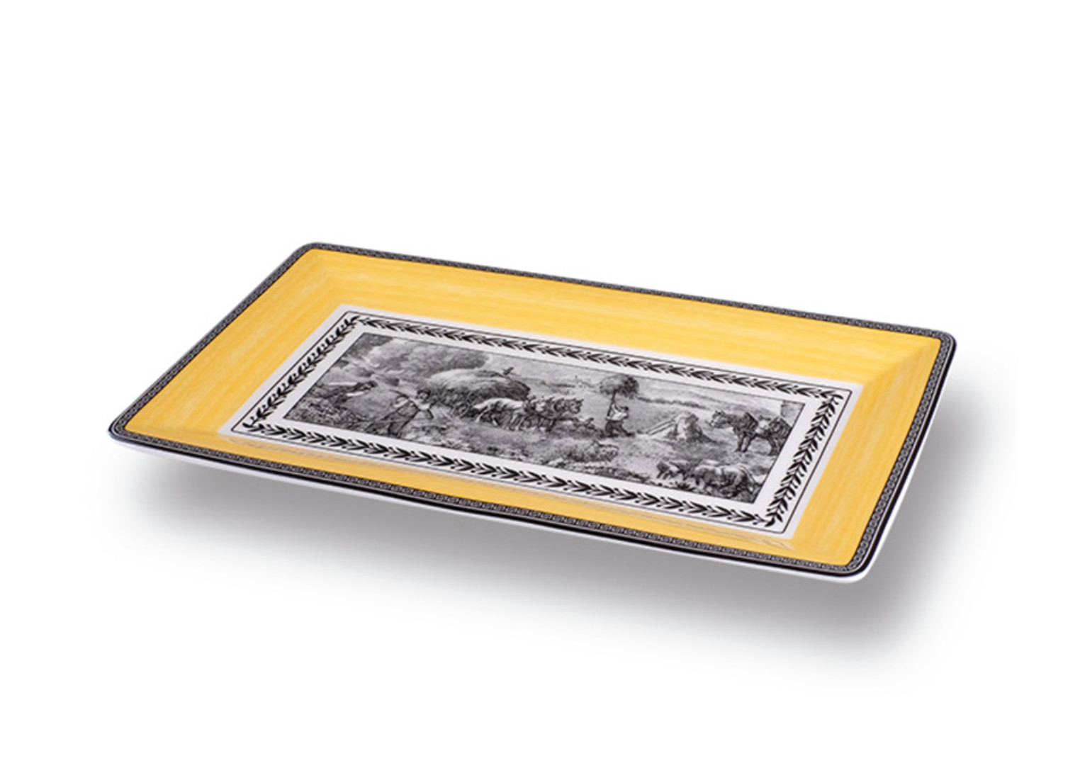 Villeroy & Boch Audun Chase Rectangular Plate 12.6 in