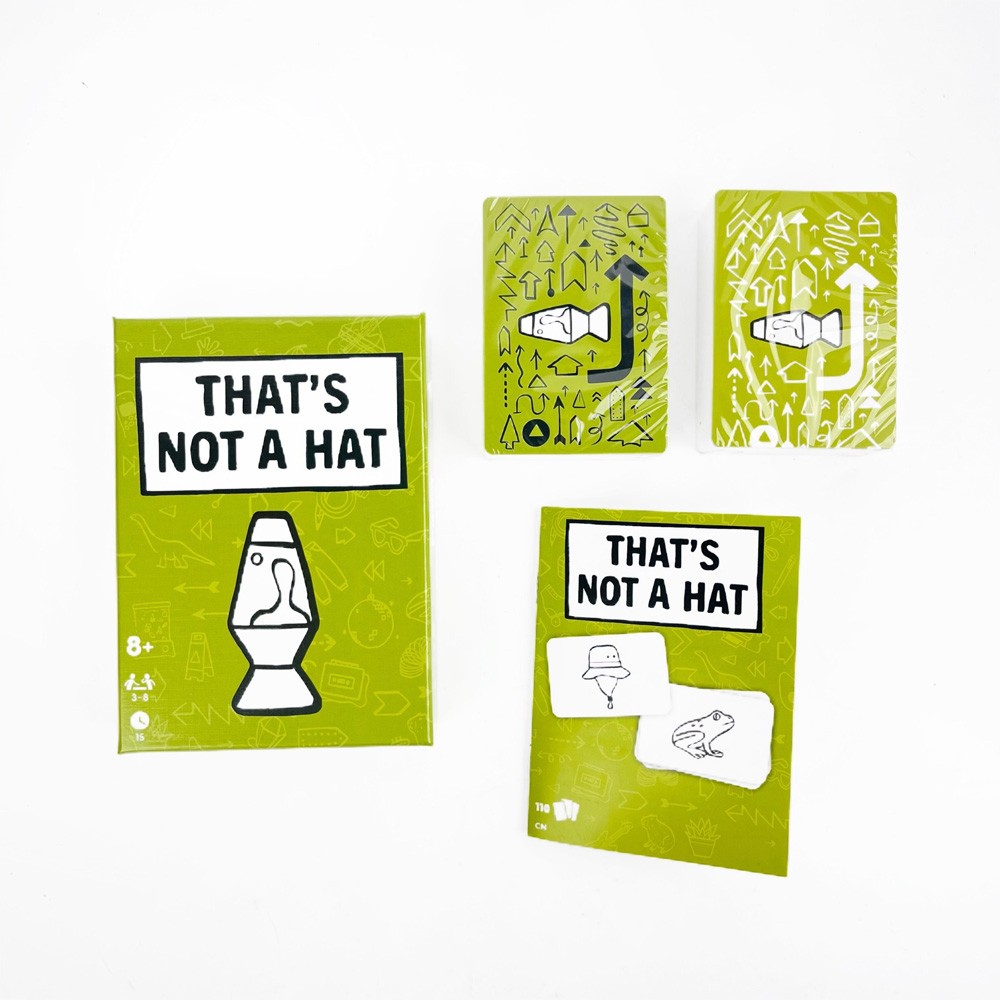 That’S Not a Hat – Fun Bluffing & Memory Party Game for All Ages Components Game
