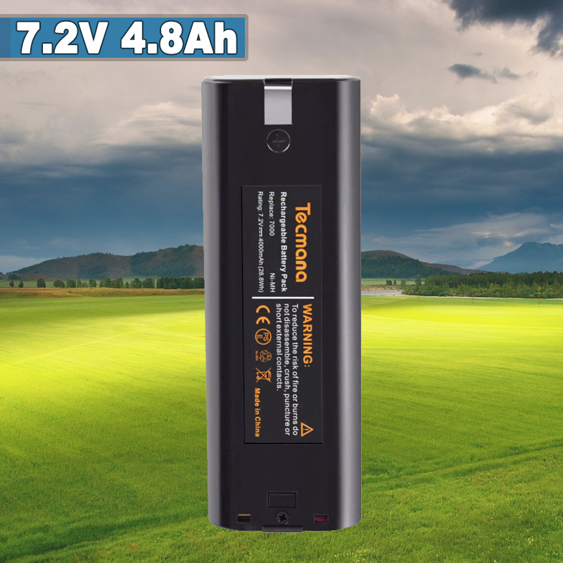 Battery for Makita 7000 7.2V 4.8Ah Ni-MH 7002 7033 192535-2 3700D 6075DW 4071D