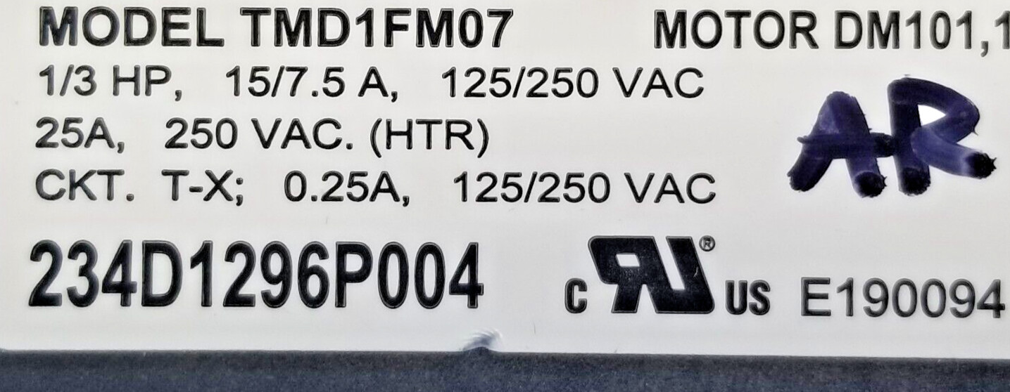 Genuine OEM GE Dryer Timer Assembly 234D1296P004 Lifetime Warranty Same Day Ship
