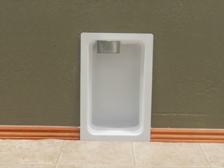 Construction Solutions DBX1000M White Dryer Box Metal w Trim Ring for 2×6 walls