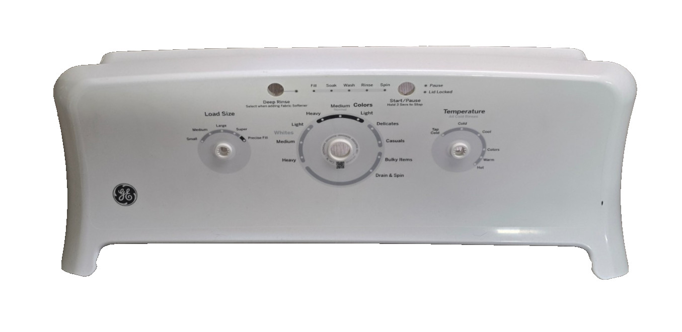 GE Backsplash Washer Control Panel 290D2120P026 ! FREE SHIPPING ! S2