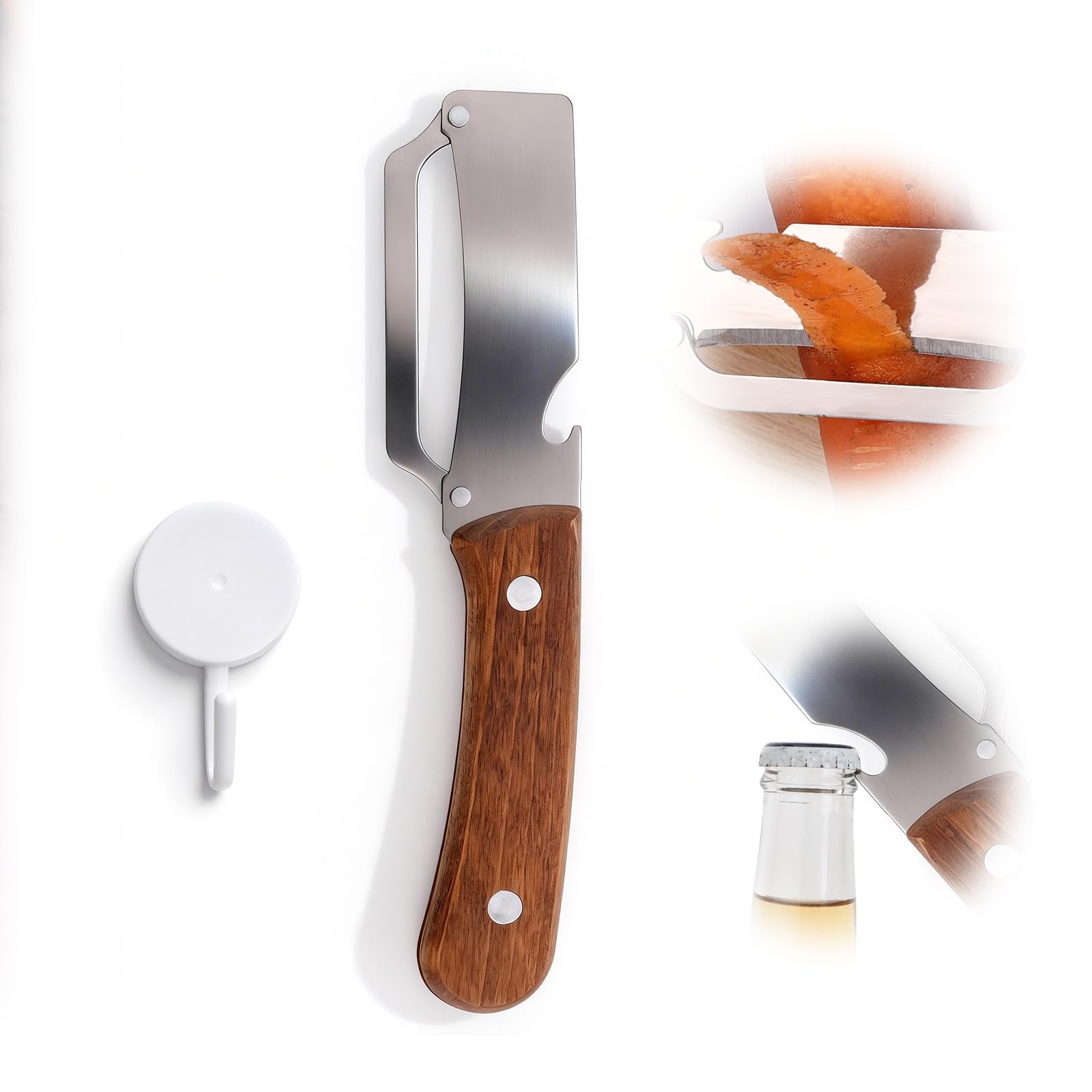 Multi-Functional Vegetable Peeler with M, as shown in the detailed picture