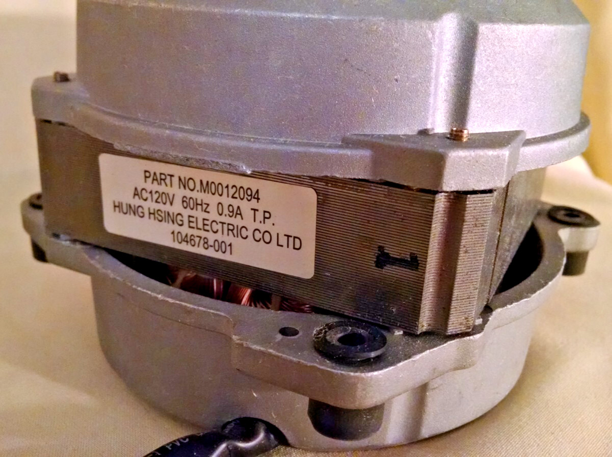 KENMORE ELECTROSTATIC AIR CLEANER MOTOR ONLY MODEL 85284 M0012094 60 HZ 120V .9A