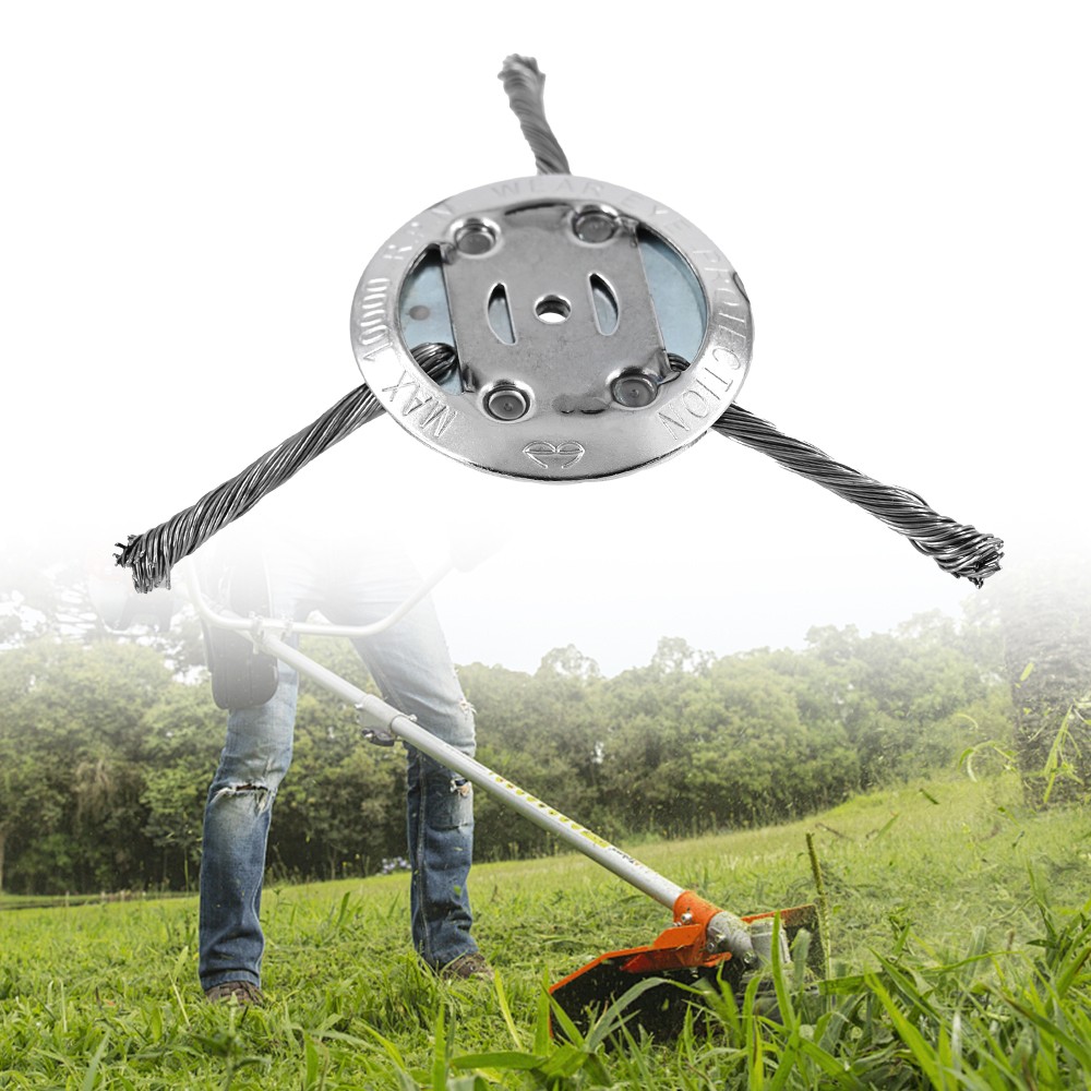 Universal Steel Wire Trimmer Head,Weed Eater Head,Kit For Gardening Lawnmower