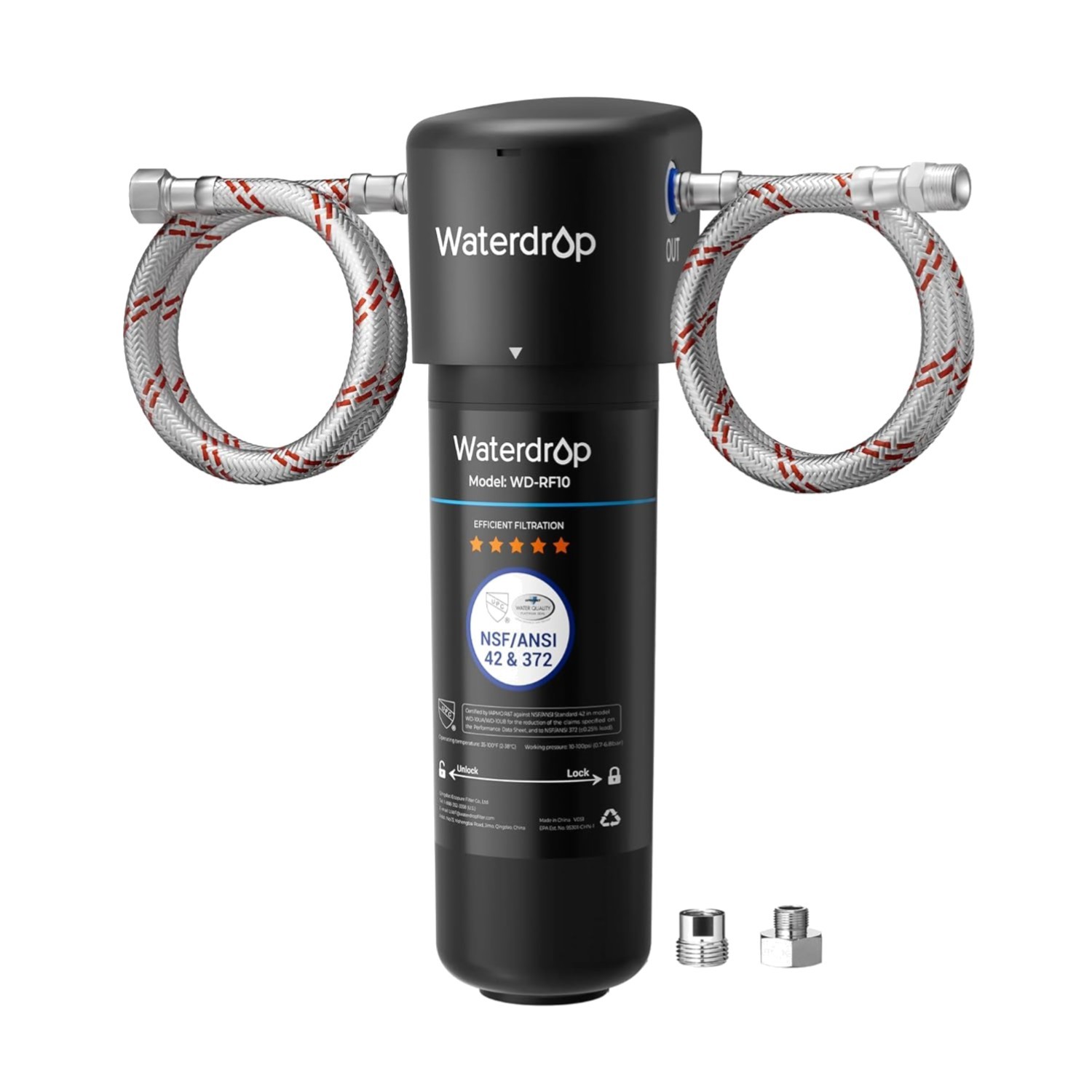 Under Sink Water Filter System Activated Carbon Reduces PFAS Lead Chlorine