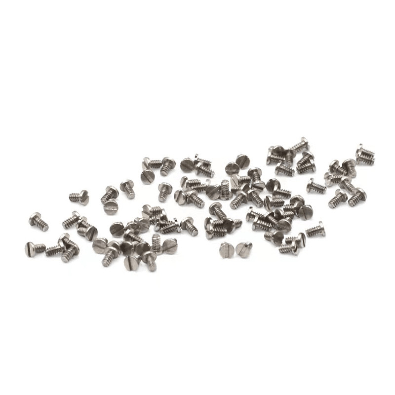 2pcs M0.7 M0.8 M0.9 thread screw slotted bolt countersunk nails SUS304 screws