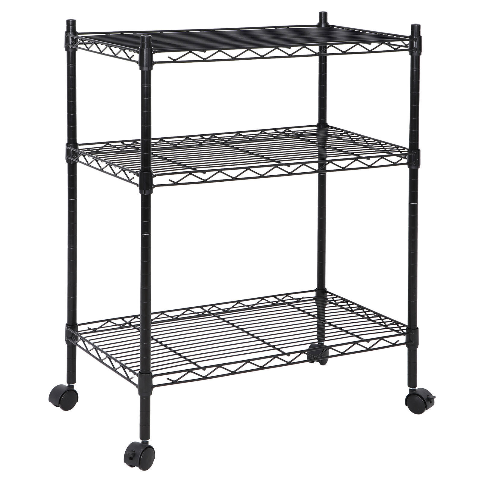 3/4/5-Shelf Storage Shelving Unite Metal Organizer Wire Rack for Kitchen Garage