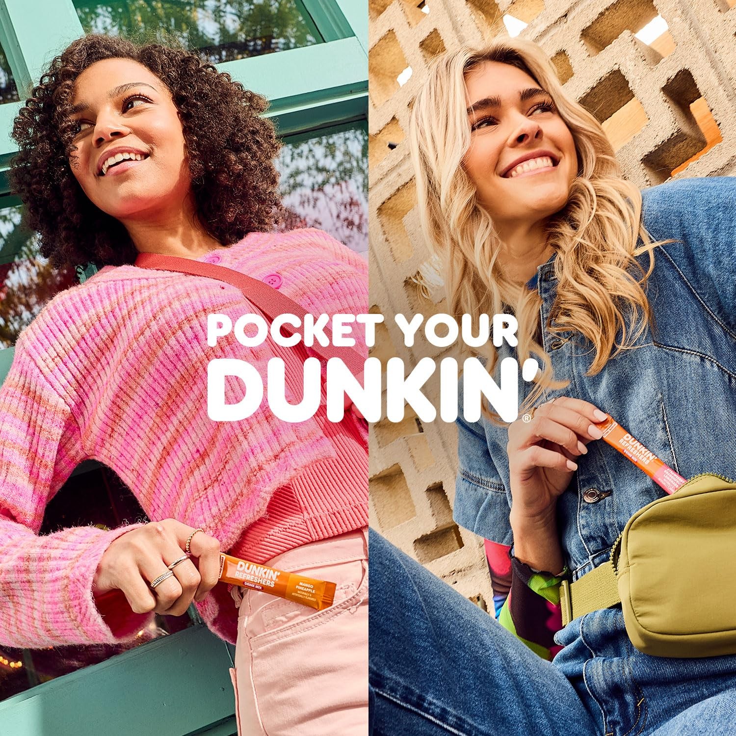 Dunkin’ Zero Sugar Refreshers Singles To Go! Powdered 0.09 Ounce (Pack of 40)