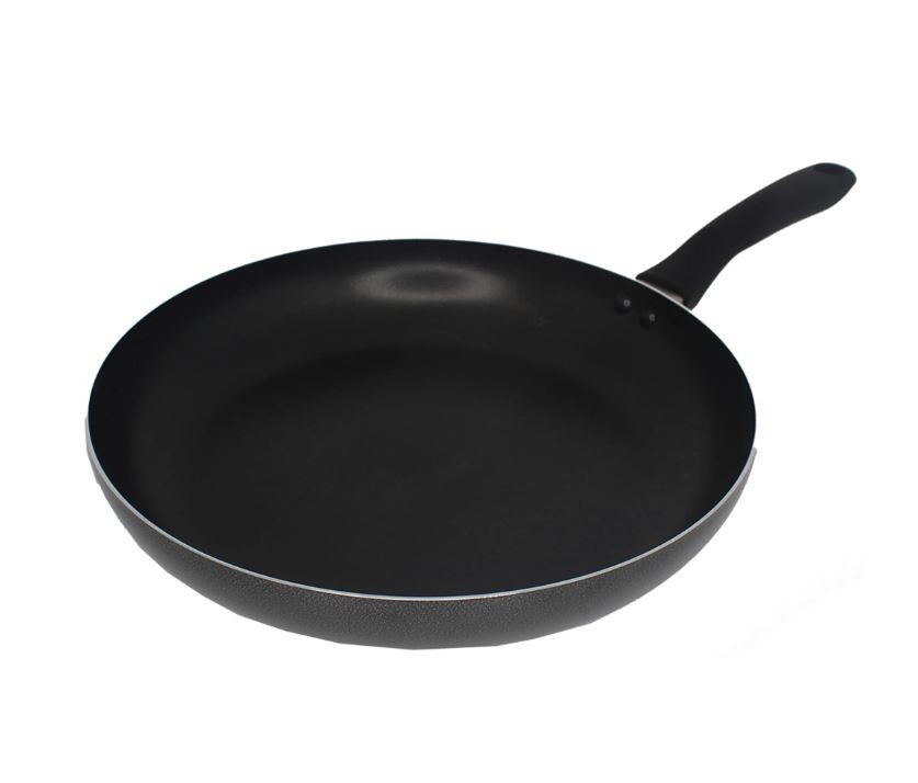 10in Charcoal Aluminum Nonstick Fry Pan with Soft Touch Handle Cookware Kitchen