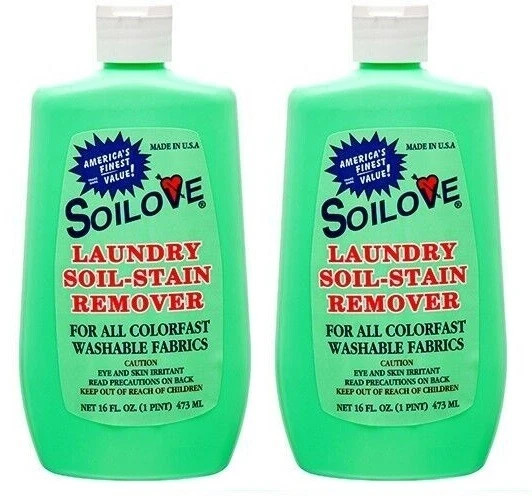 (Pack of 2) – Soilove Laundry Soil Stain Remover 16 oz Each