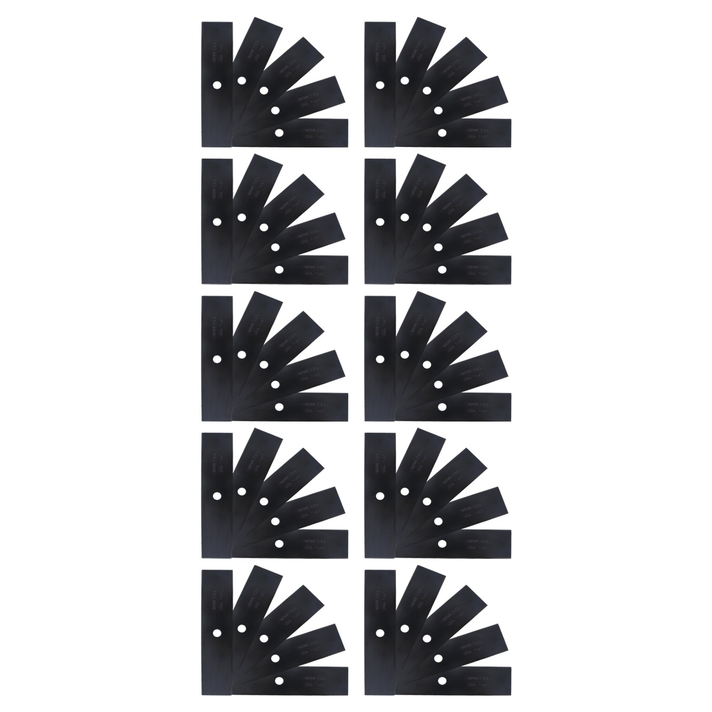 50 Pack USA Edger Blade Sharpened Sears® 740297 740297MA Length 9″ Width 2″