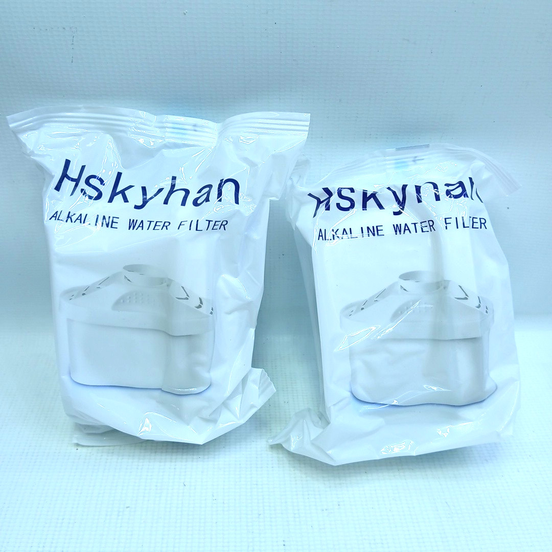 2 Hskyhan Alkaline Water Filter Cartridge Replacement Pitcher Water Filters