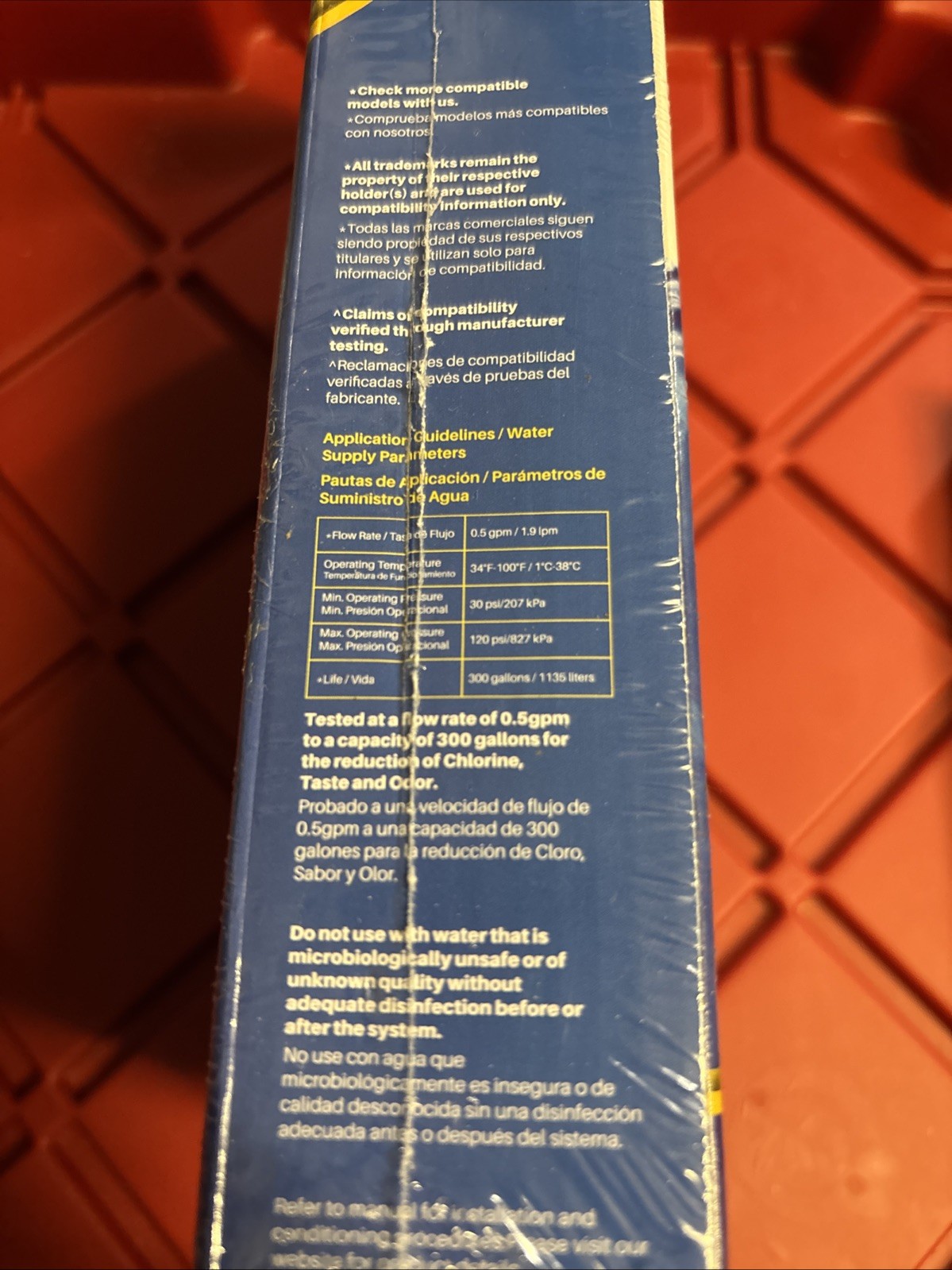 Excelpure Refrigerator Water Filter Replacement RWF3600A -3PACK For RWF3600A-S