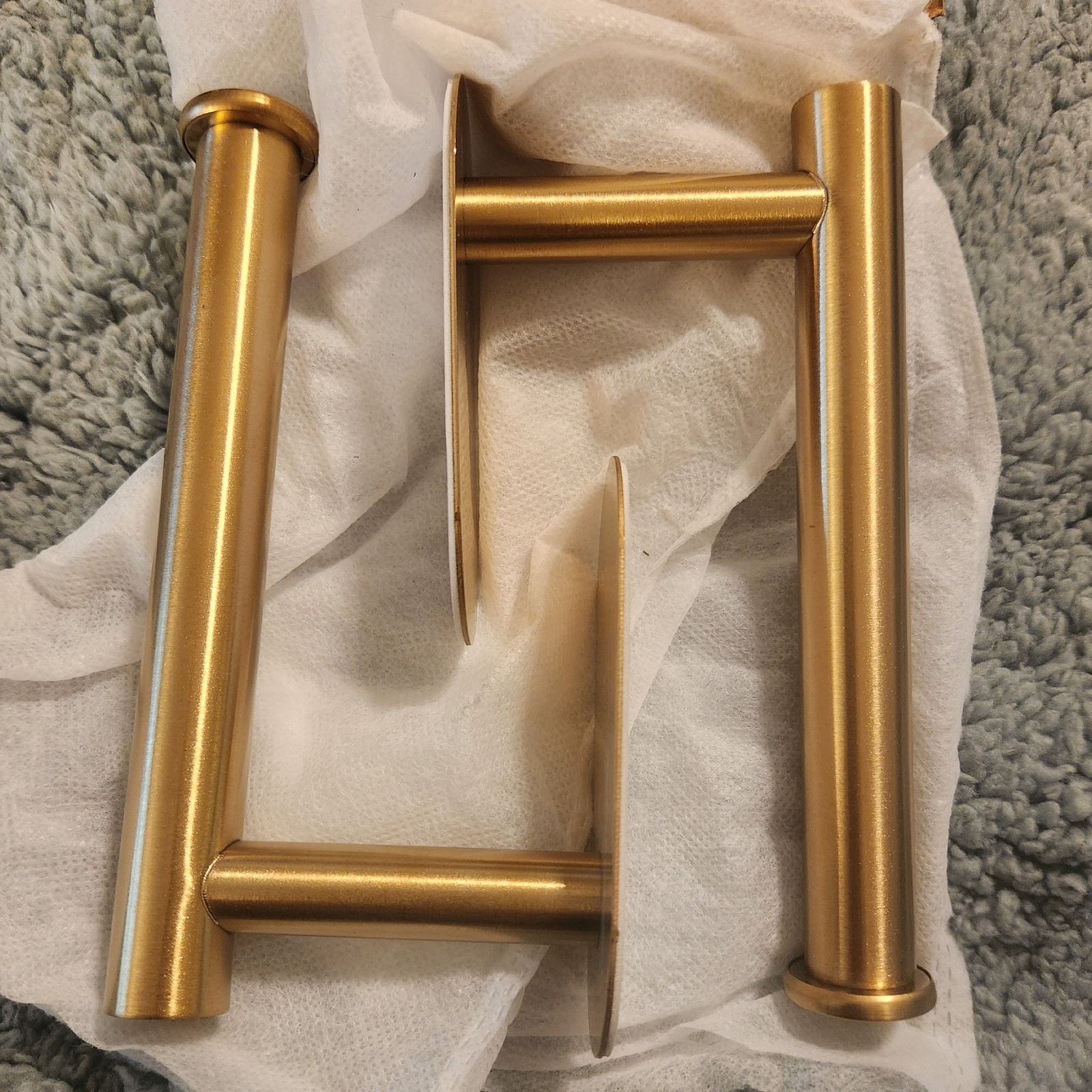 2 Pack Gold Adhesive Curtain Holdbacks No Drill Metal Wall Mount Tie Back Hooks