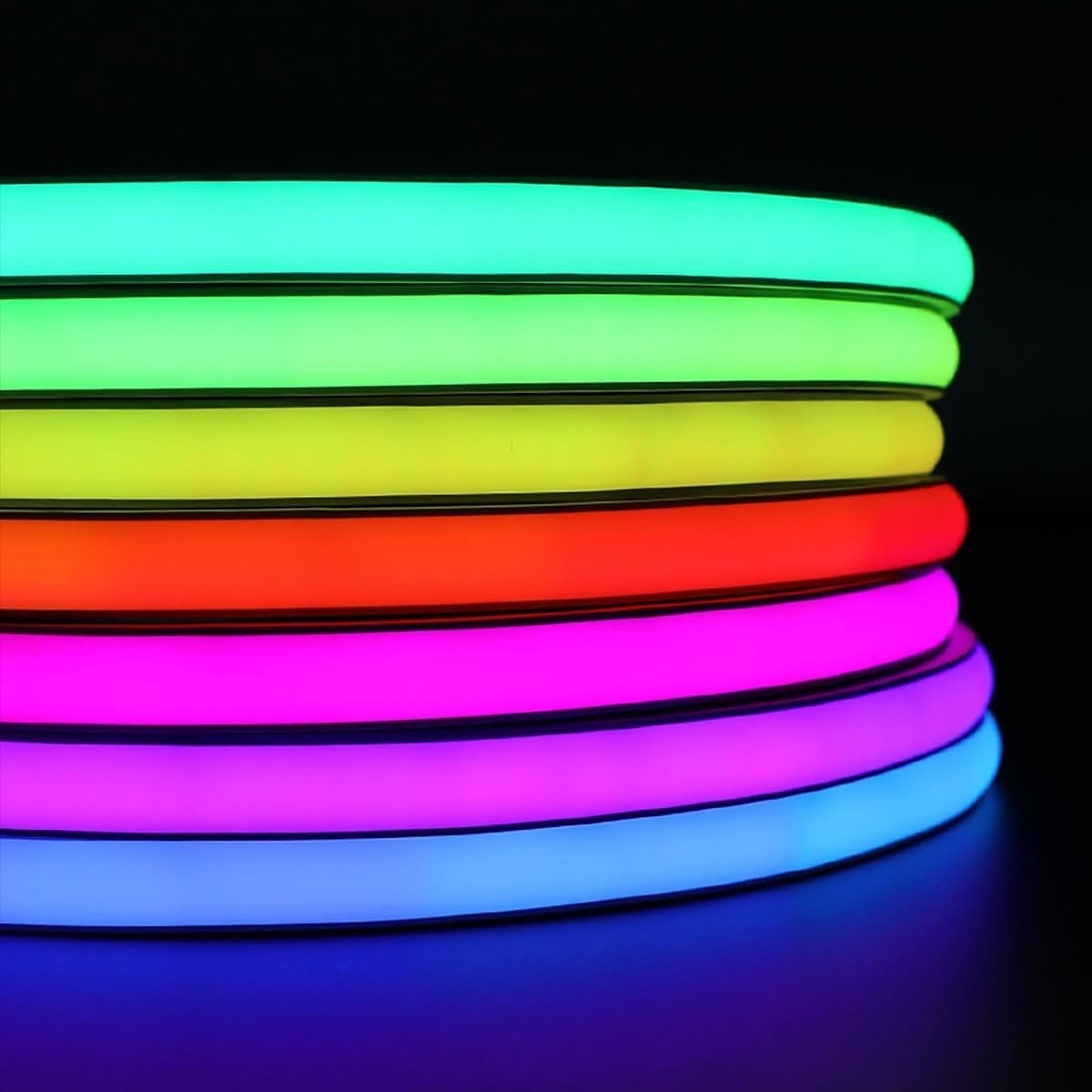 12V 24V Waterproof IP68 COB WS2811 720leds/m RGBIC LED Strip Flexible Tape Light