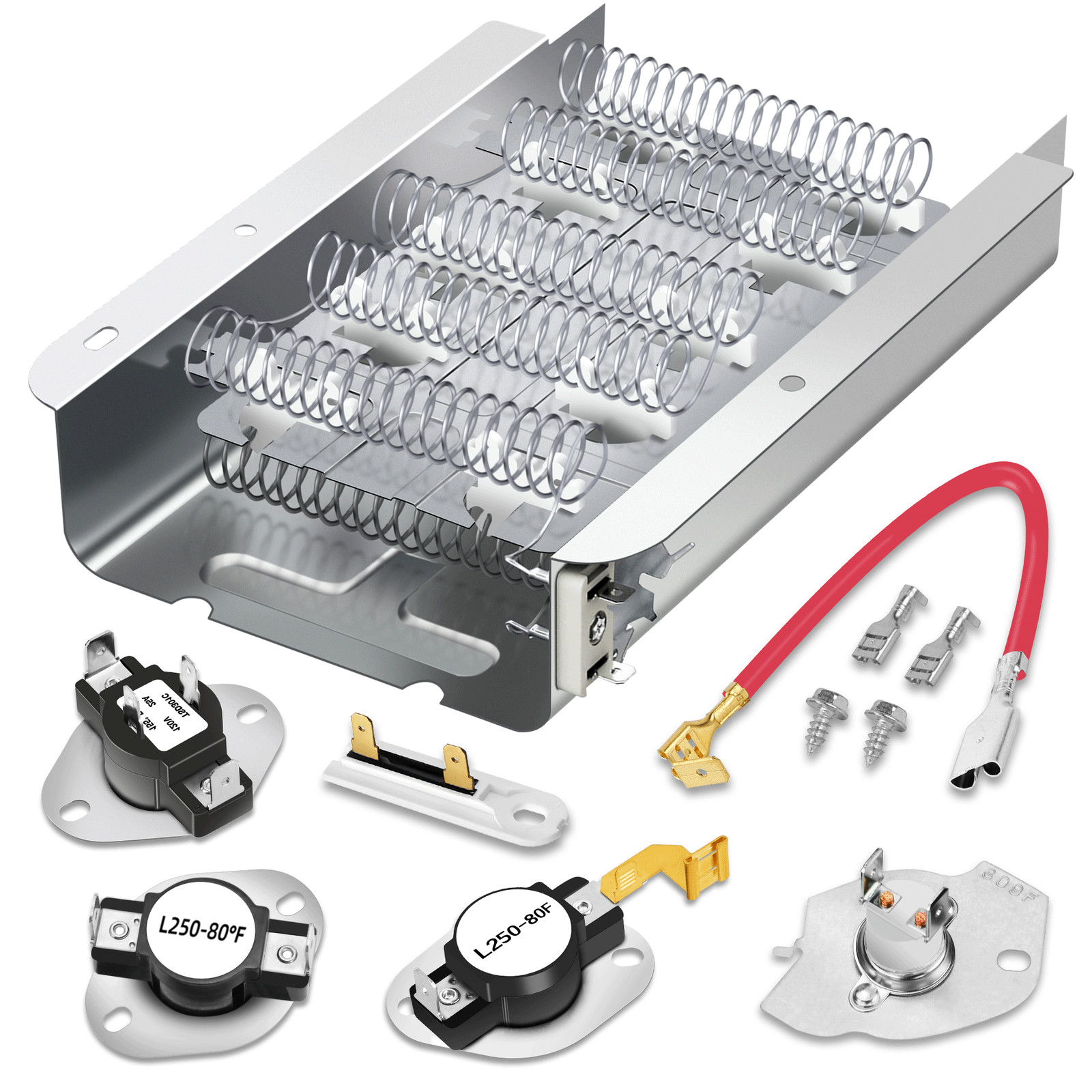 279838 Dryer Heating Element Fits for Whirlpool Kenmore 70 80 Series W10724237