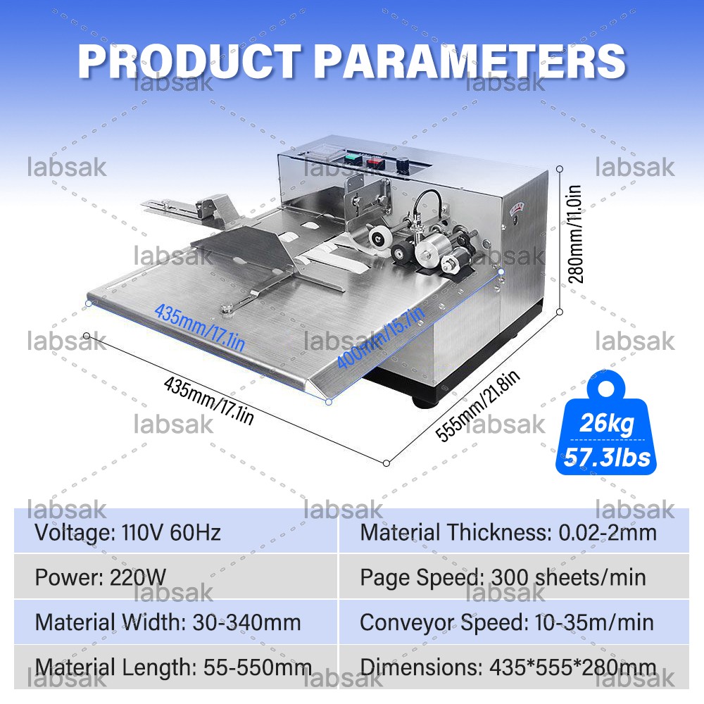 Pagination Machine Paper Counting Machine Automatic Paper Card Count High Speed