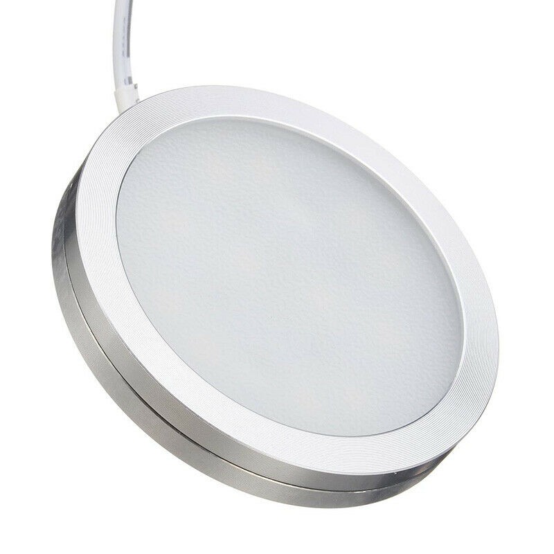 LED Under Cabinet Lighting Kit Kitchen Counter Closet Shelf Puck Light Hardwired