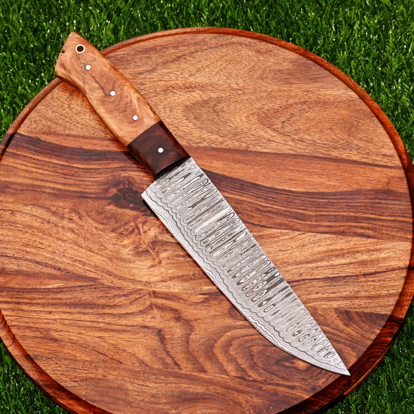 Damascus Chef Knife Custom Made Kitchen – Hand Forged Damascus Steel 2071