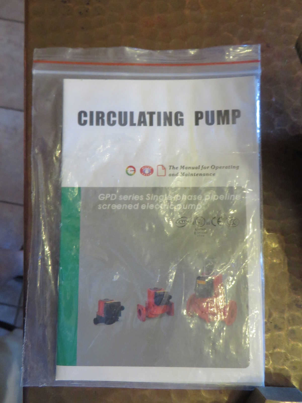 3 speed Circulating Pump 20 GPM use with outdoor furnaces, hot water heat, solar