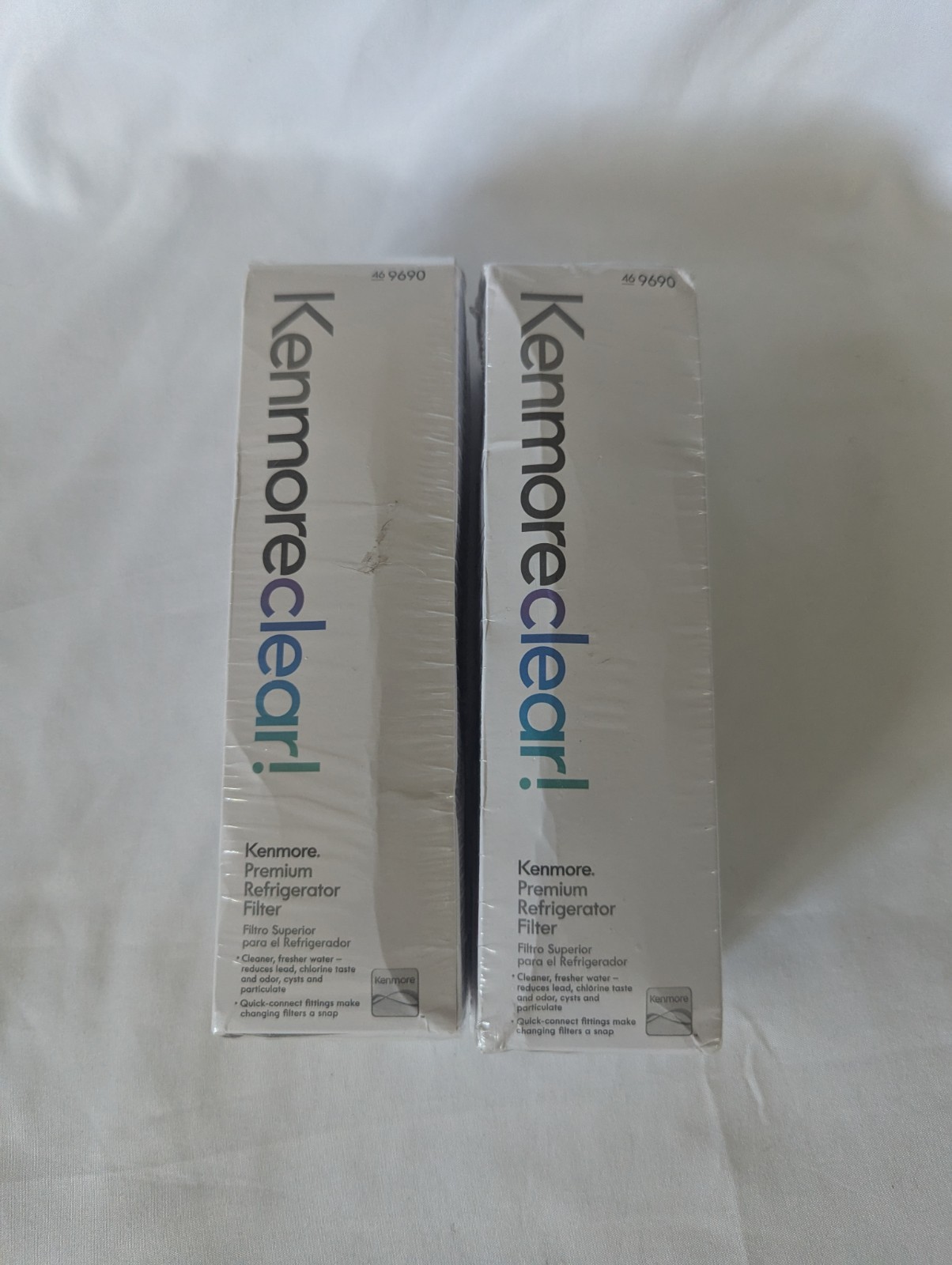 Kenmore Clear Premium Refrigerator Water Filters 46-9690 OEM Lot Of 2 New
