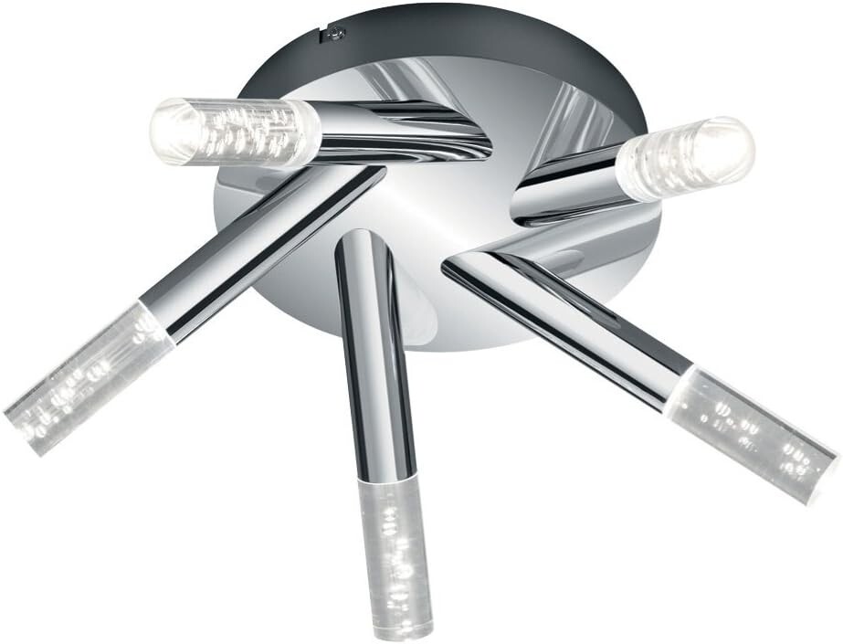 Arnsberg 682410506 H2O 5 Light 16 inch Chrome Flush Mount Ceiling Light
