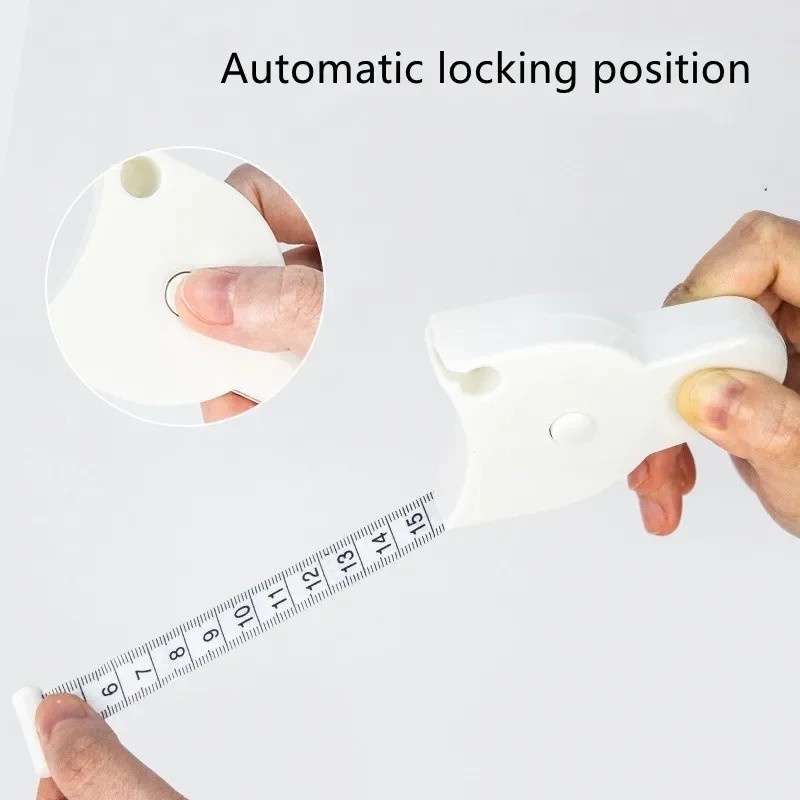 1pc Retractable Tape Automatic Precision Body Measuring for Body Waist Hip Bust