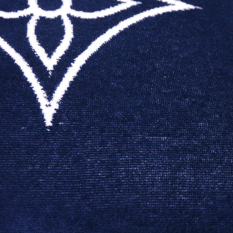 Louis Vuitton Square Cushion Coussin Plage LV Graphic M77626 Blue White Cotton