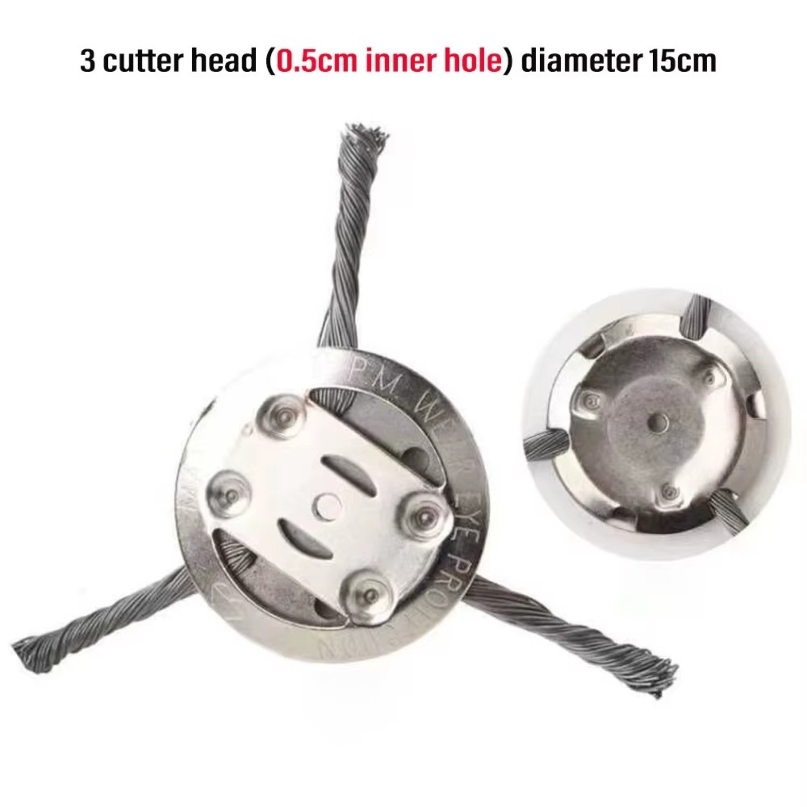 Cutter Lawn Mower Trimmer Head Steel Wire Grass Trimmer Head Weed Eater Brush