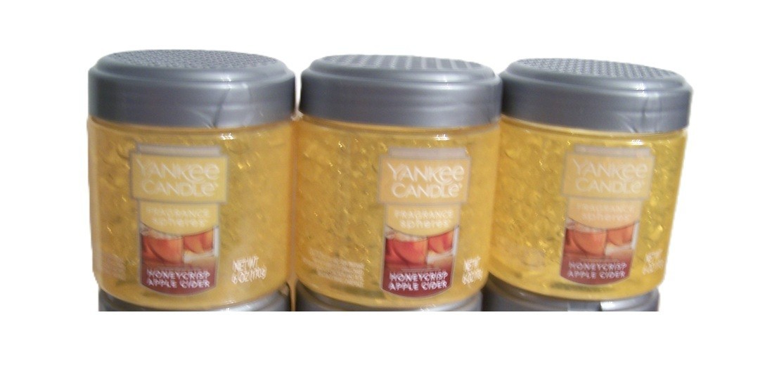 Yankee Candle Honeycrisp Apple Cider Fragrance Spheres Beads 3 Pack