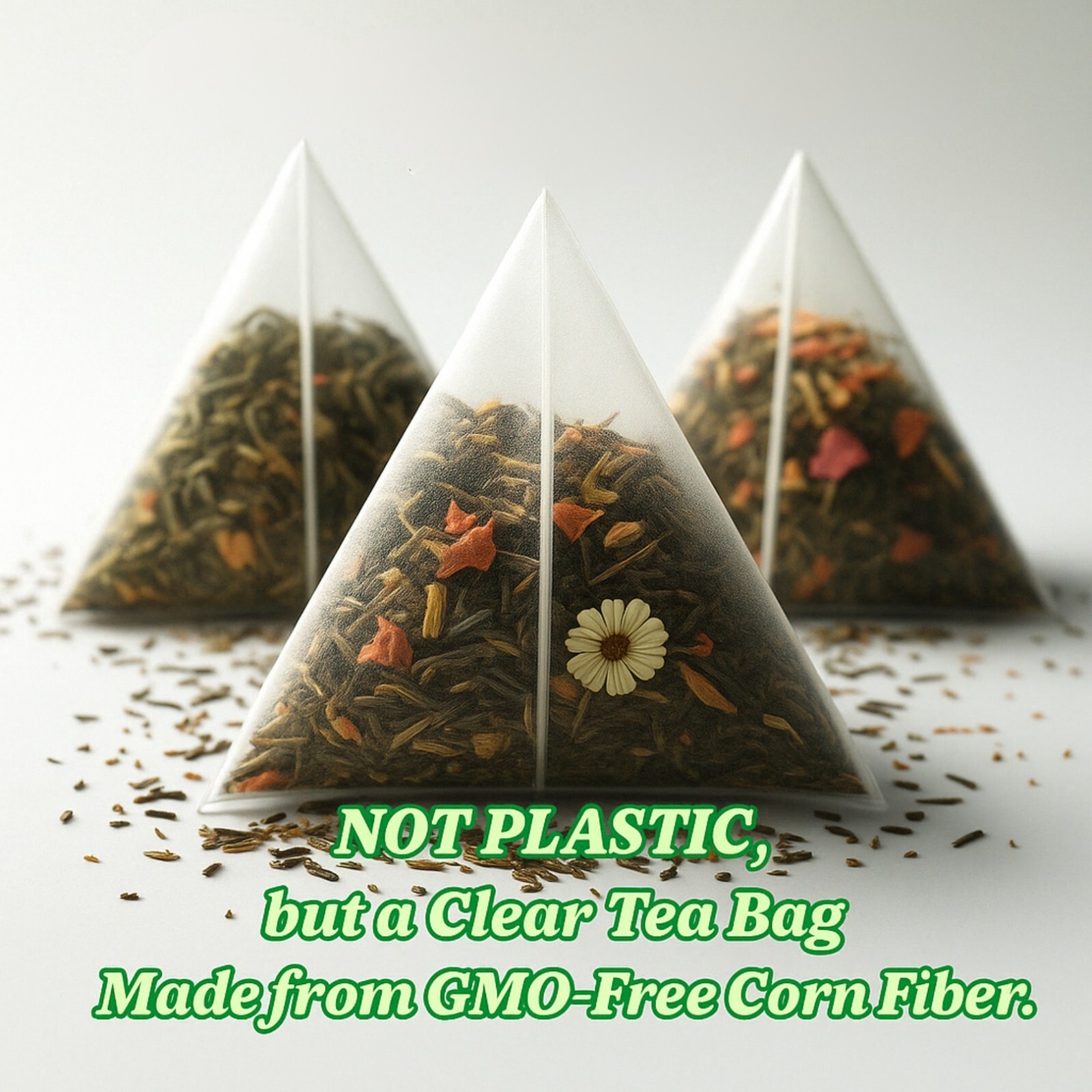 Organic Dandelion Root Tea 100 Count Plant-Based Pyramid Tea Bags