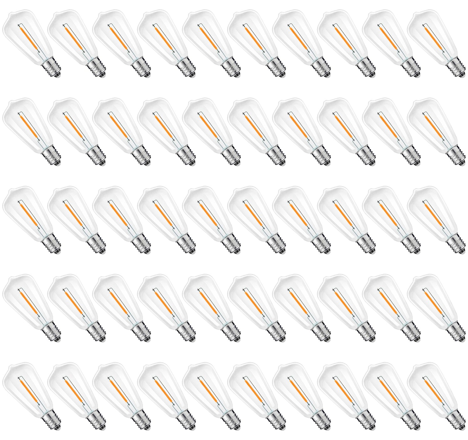 ST38 LED Light Bulbs, Shatterproof & Waterproof 0.6W ST38 LED Bulbs, Outdoor …
