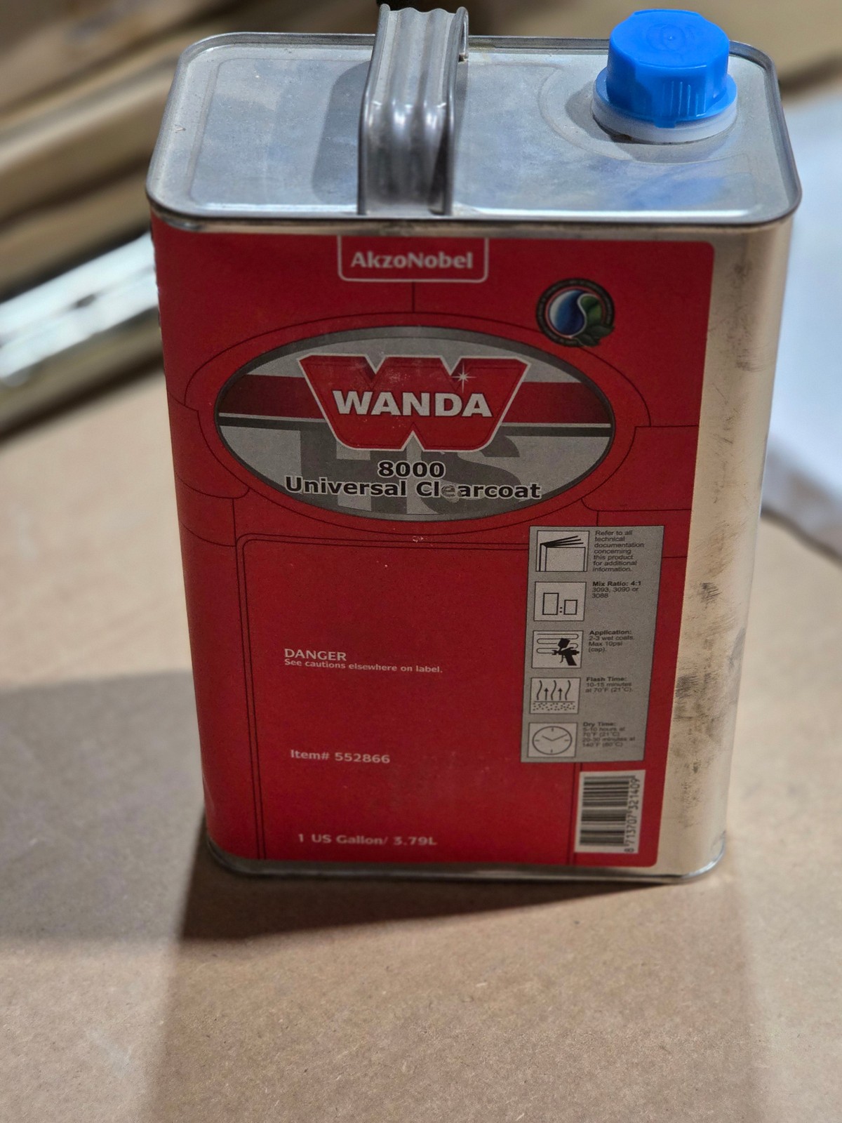 Wanda Wandabase 8000 2K Universal Clear – VOC Comp. (4:1) Gallon – 552866