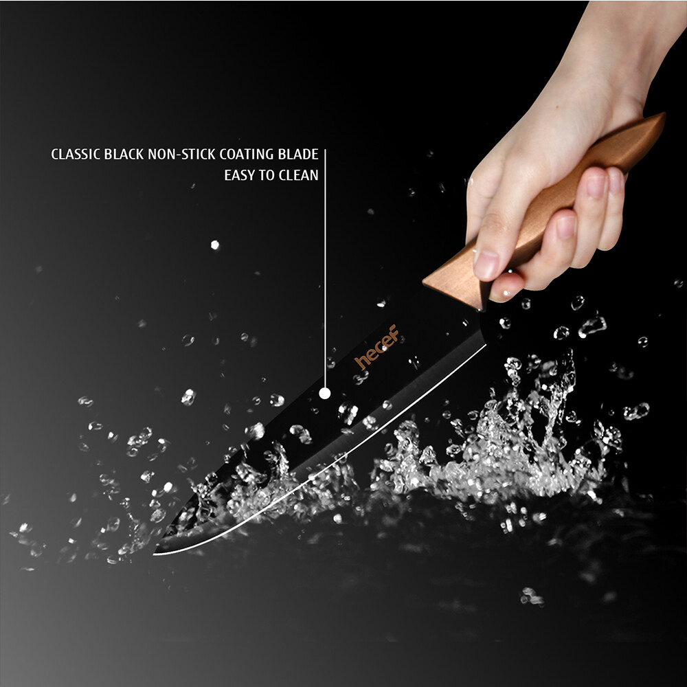 10Pcs Vantage Kitchen Knife Set with Blade Sheaths Professional Chef knives