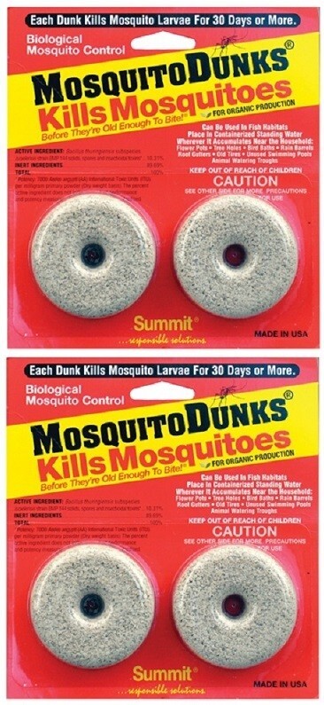 Summit 102-12 Mosquito Dunks 2 Count Biological Mosquito Control – Pack of 2