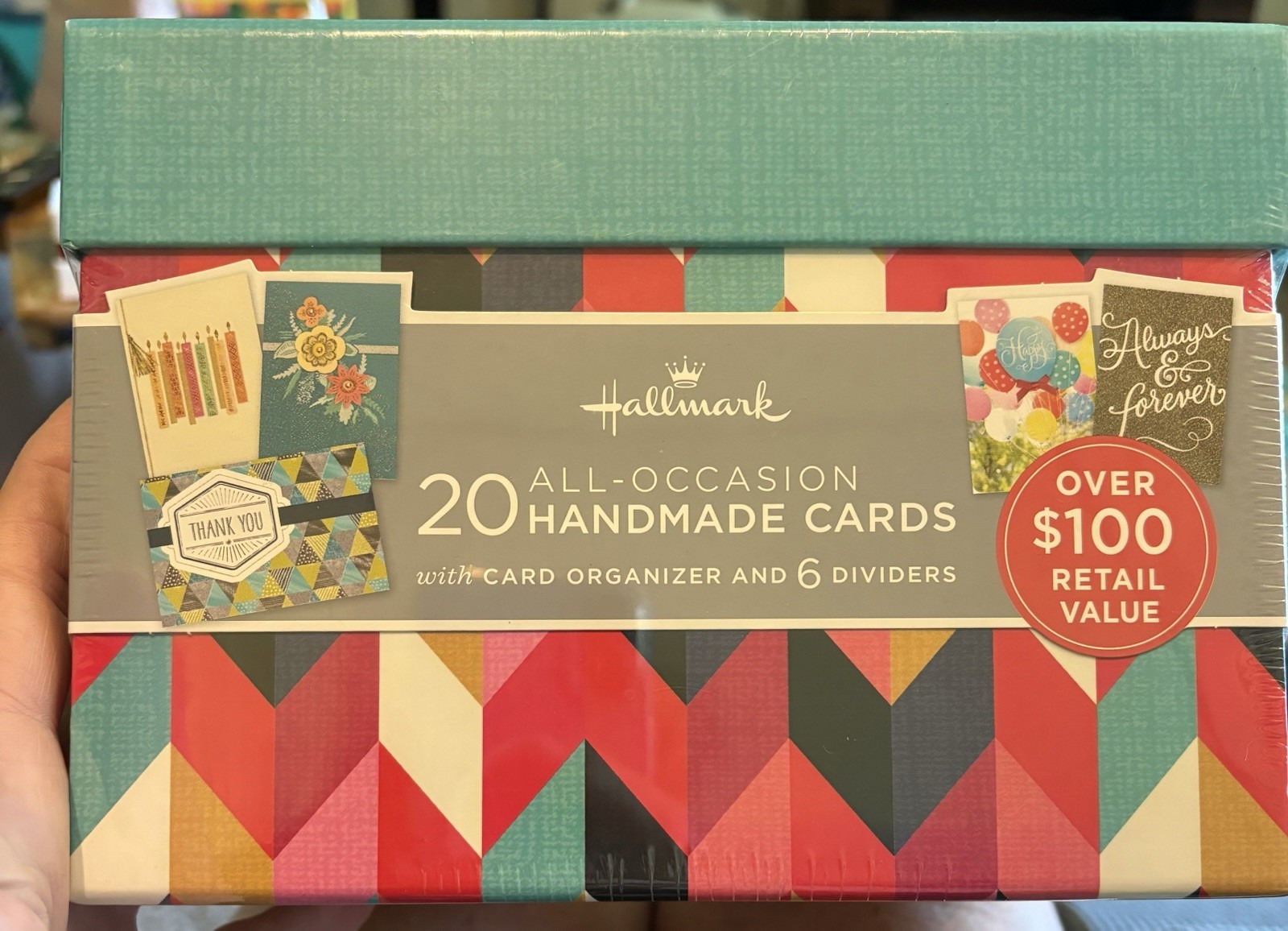 Hallmark All Occasion Cards W/organizer & Dividers Unopened