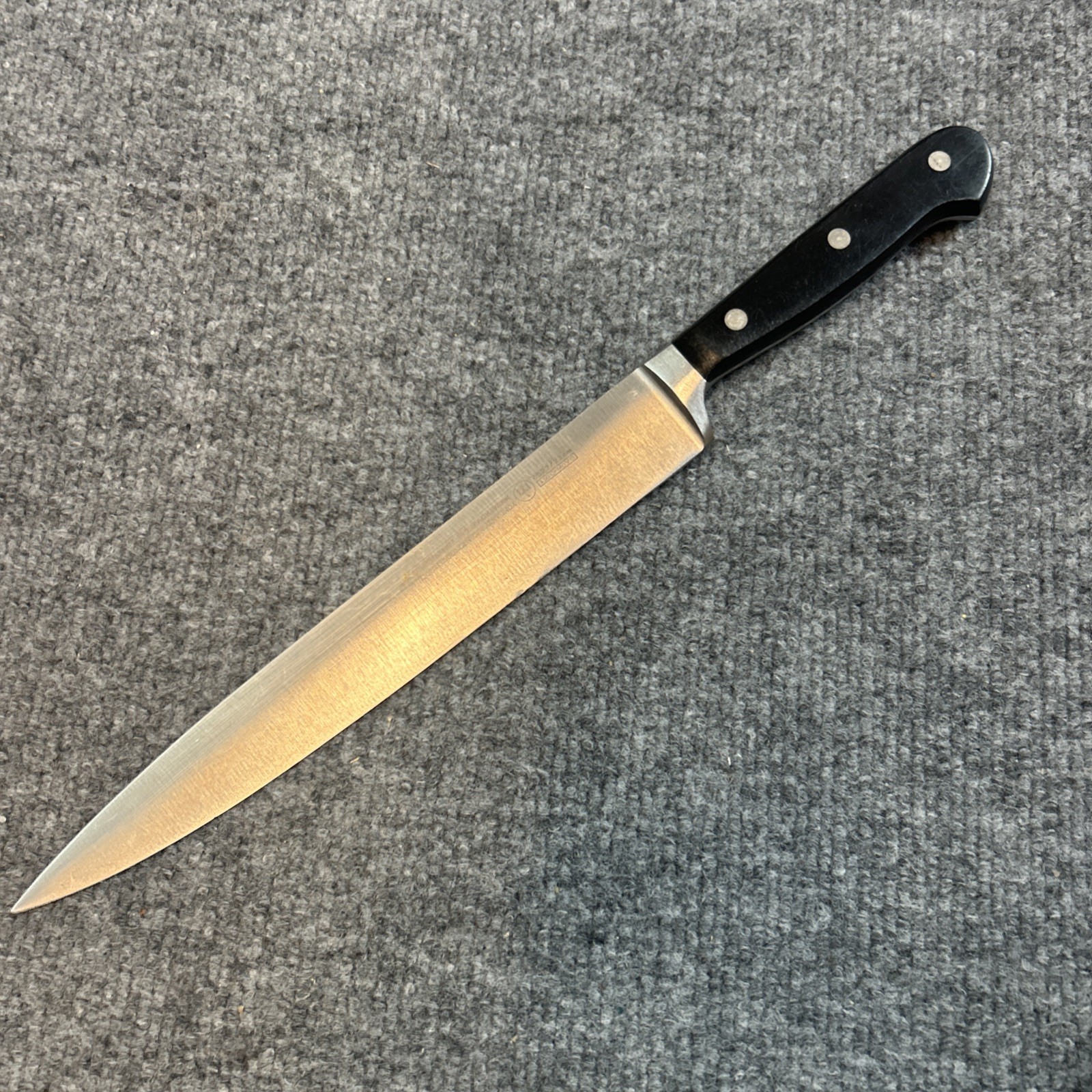 Ed Wusthof Dreizackwerk 4522 23cm 9″ Knife X50 Cr Mo V15 Made In Germany Trident