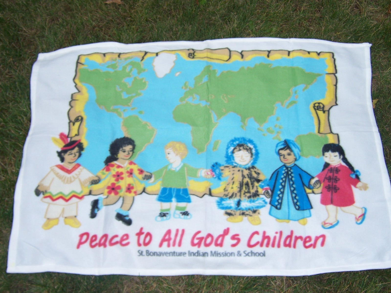 ST. Bonaventure Mission & School 100% Polyester Boys Girls Soft Blanket Throw