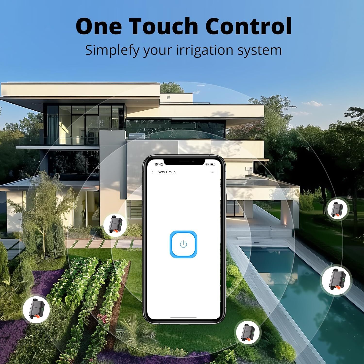 SONOFF SWV Zigbee 3.0 Smart Water Valve IP55 Sprinkler Home Automate Irrigation