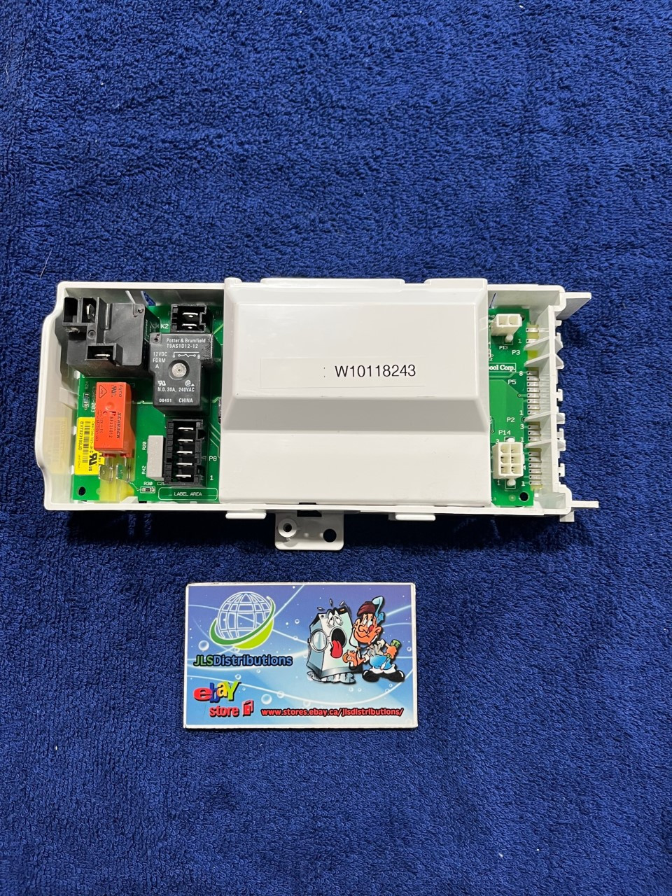 W10118243 WHIRLPOOL DRYER ELECTRONIC CONTROL BOARD