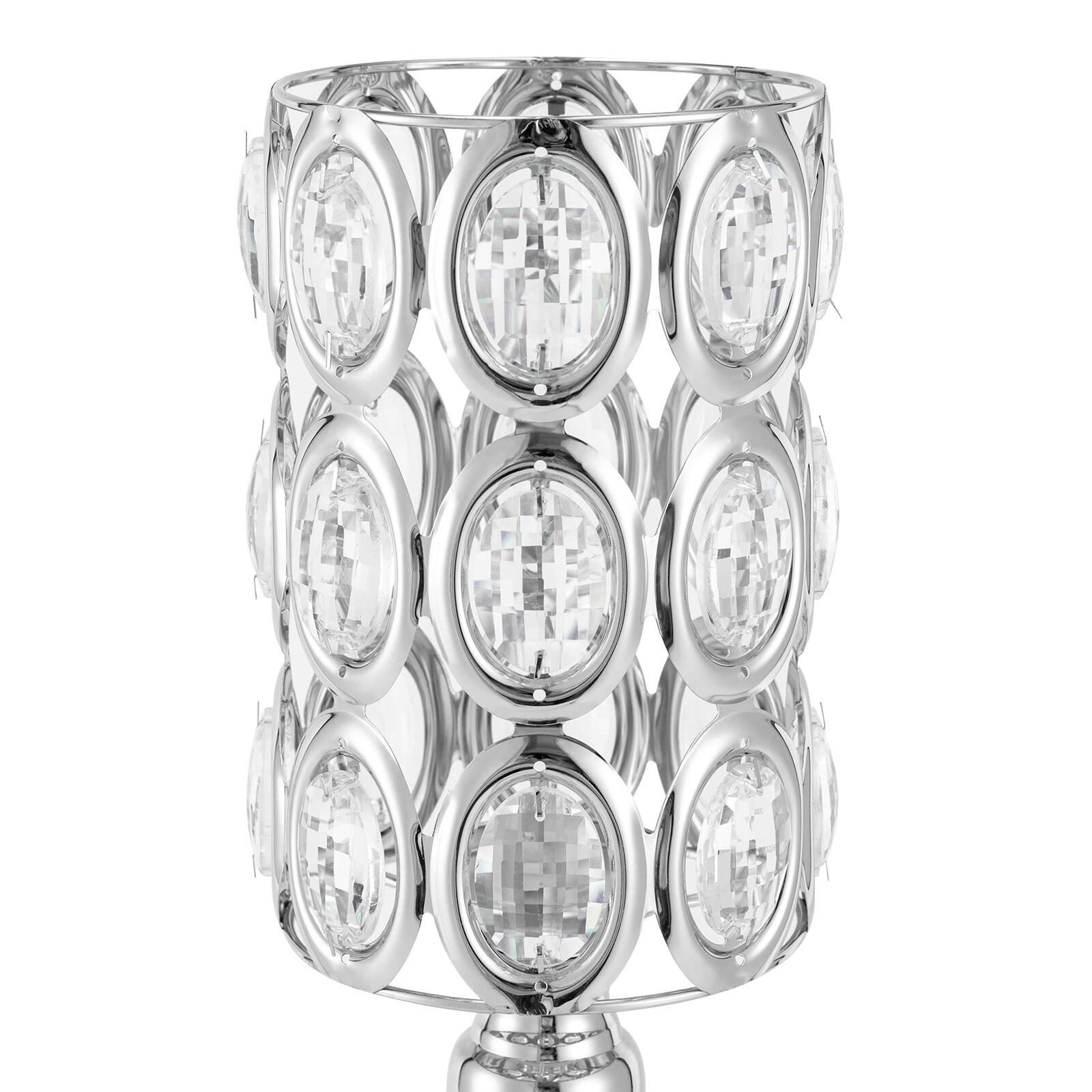 10Pcs Metal Wedding Table Centerpieces Crystal Flower Vase Stand Party Decor