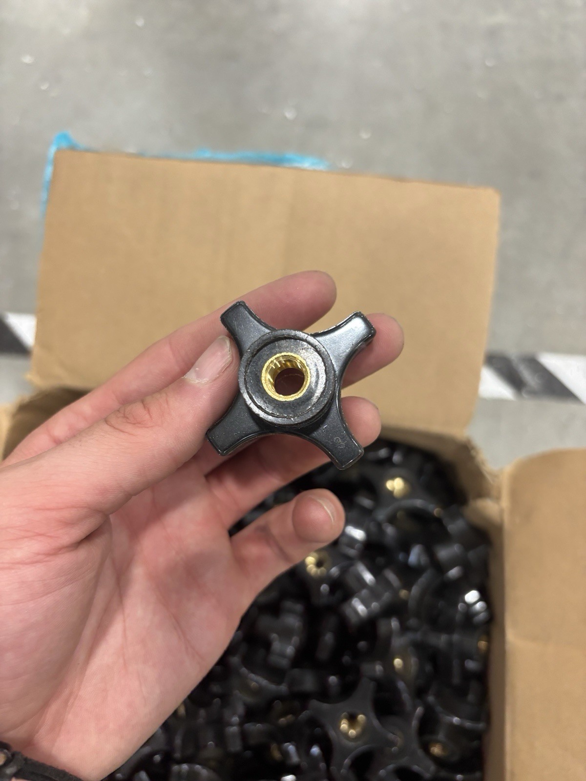 1/4”-20 Threaded Brass Insert Knobs Bulk Lot