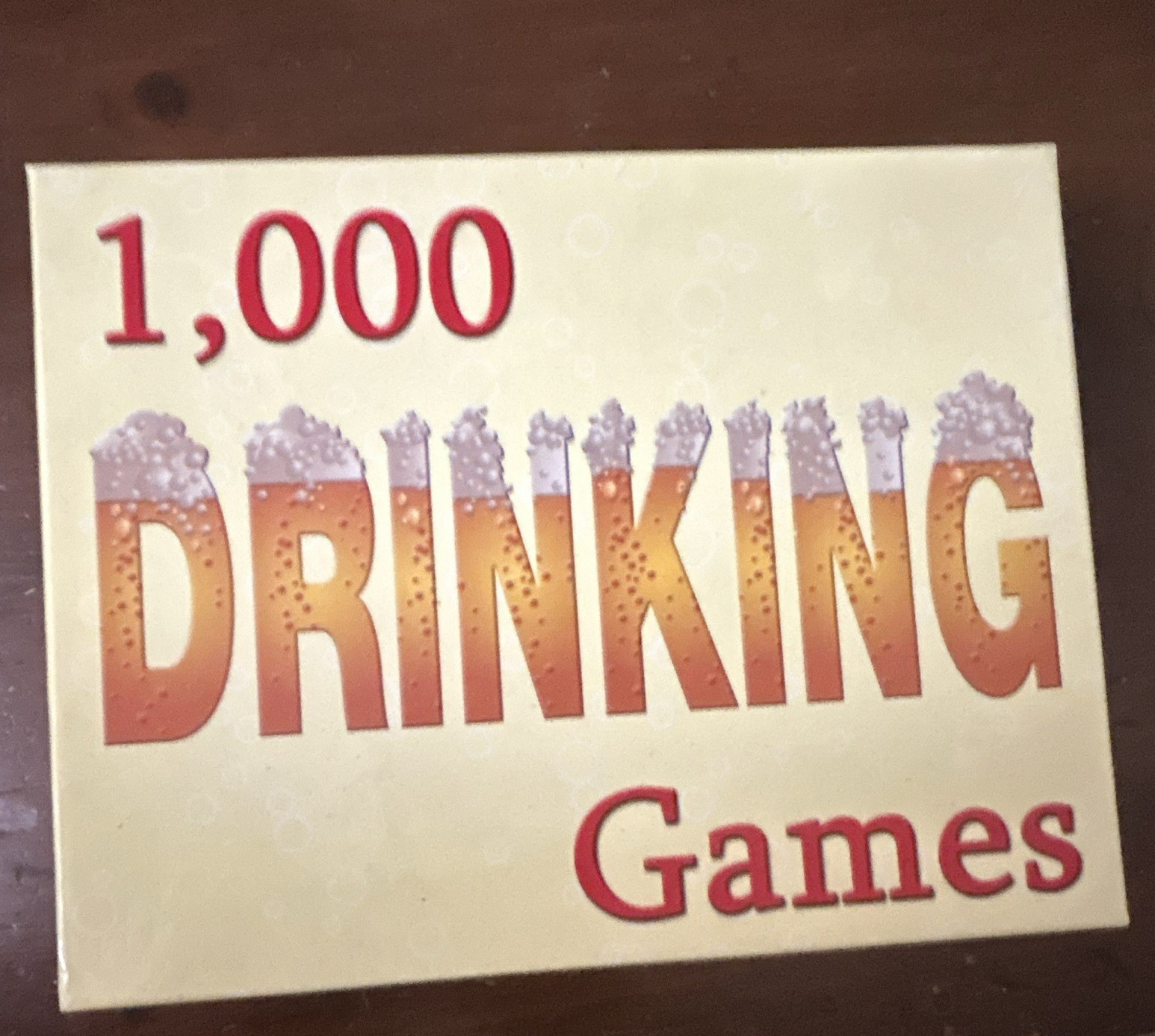 1,000 Drinking Games Party Drinking Game for Adults Over 18 Years